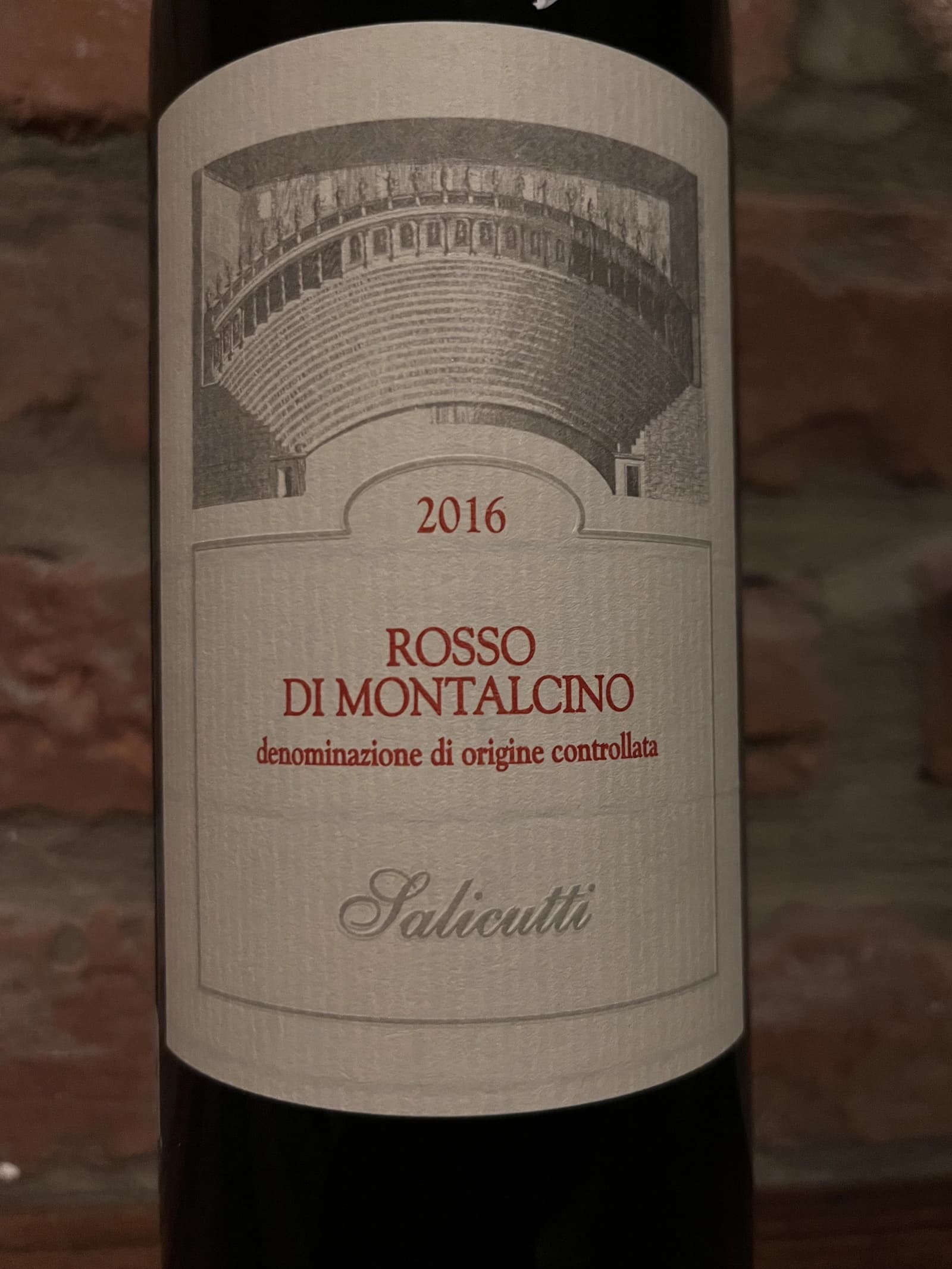 Podere Salicutti Rosso di Montalcino 2016