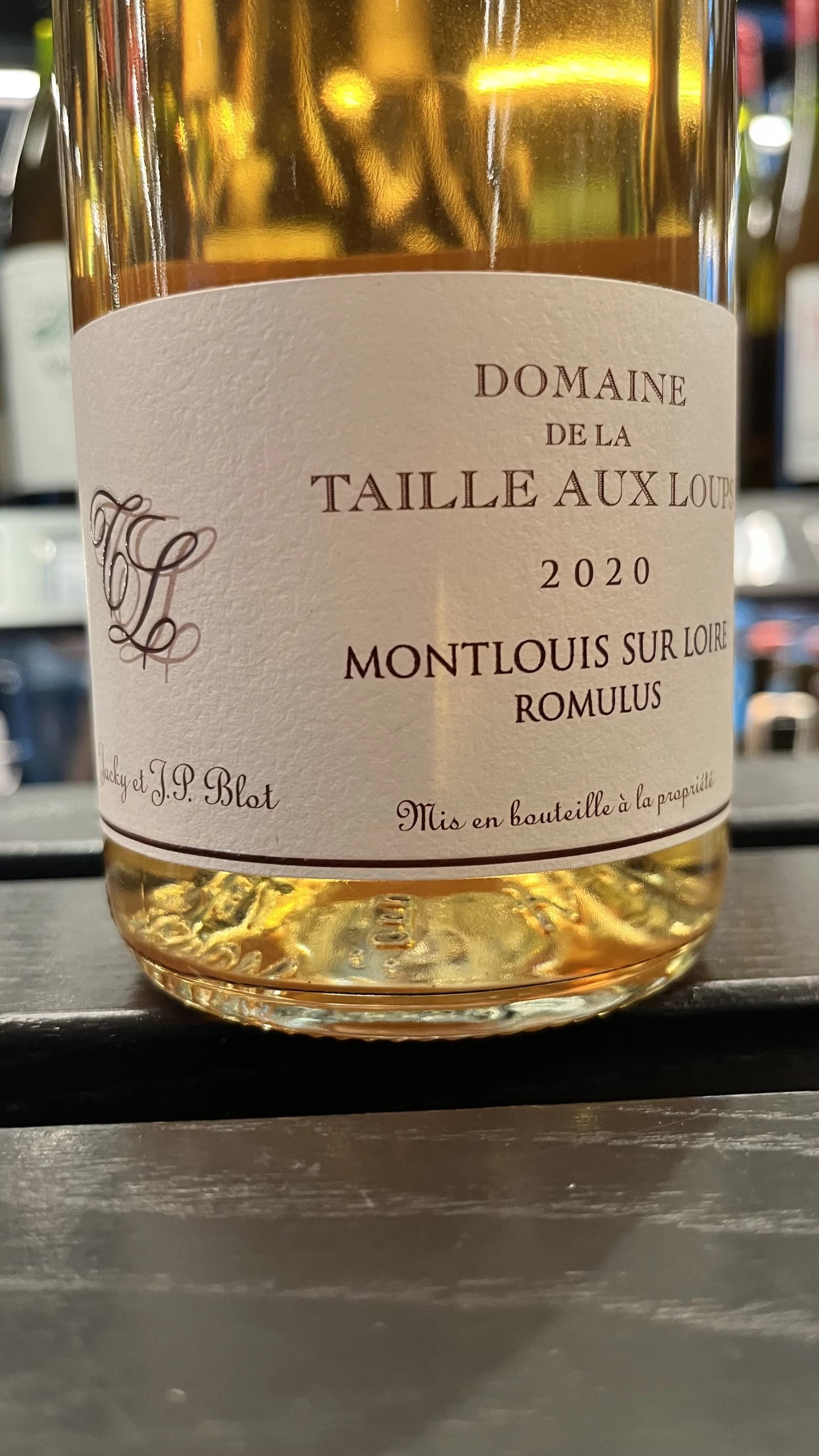 Domaine de la Taille Aux Loups Montlouis sur Loire Romulus 2020