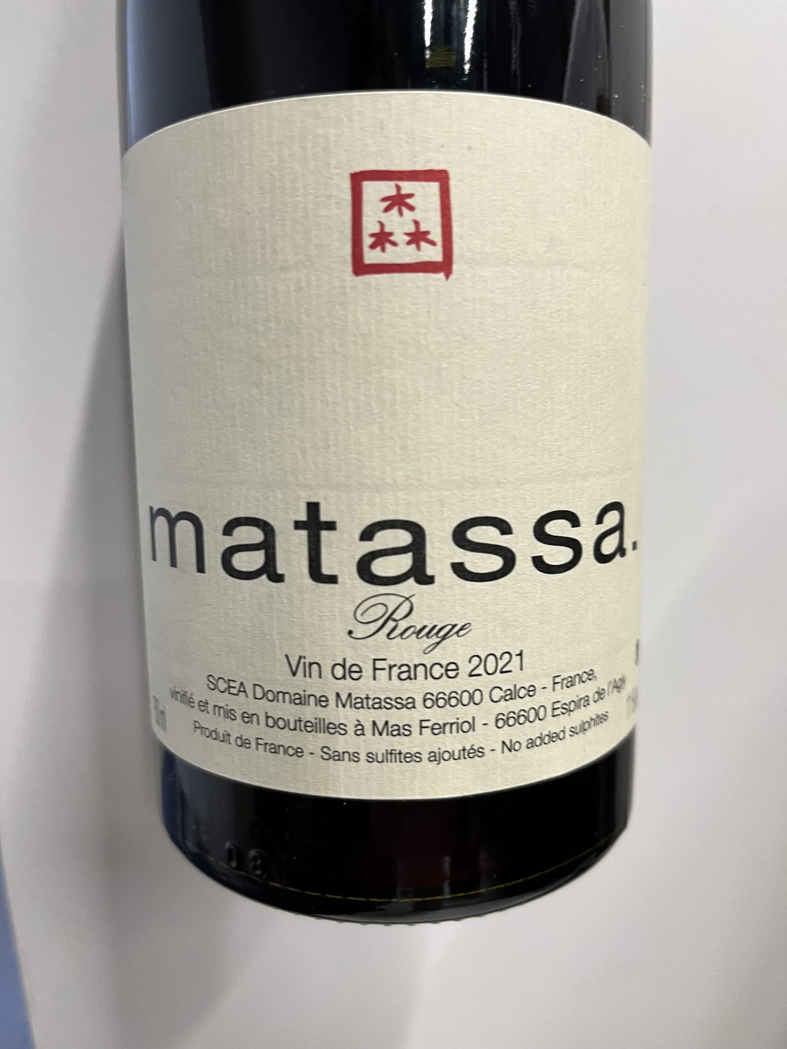 Matassa Rouge 2021