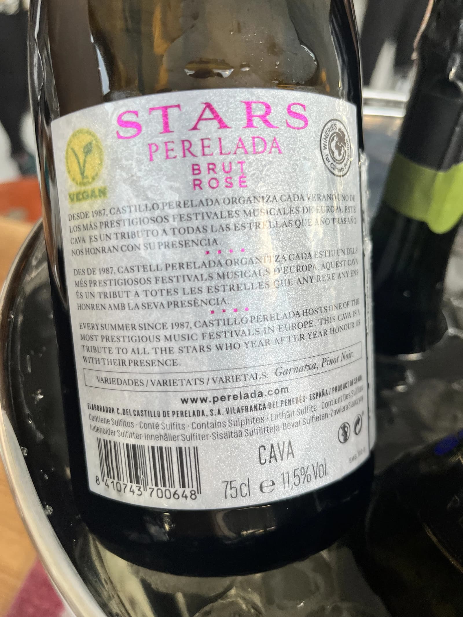 Perelada Cava Stars Touch of Rosé Brut NV