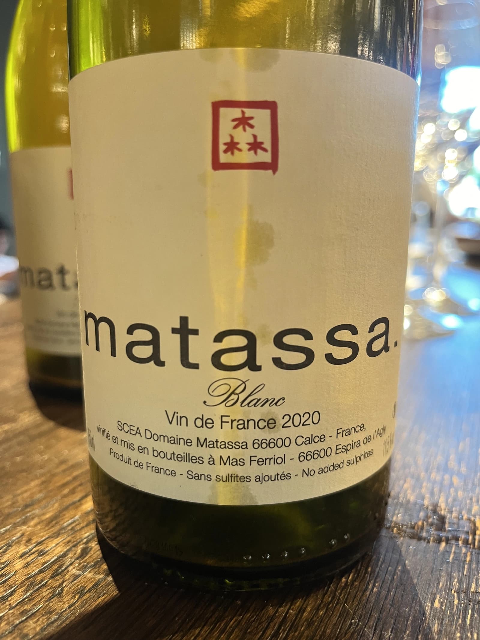 Matassa Blanc 2020