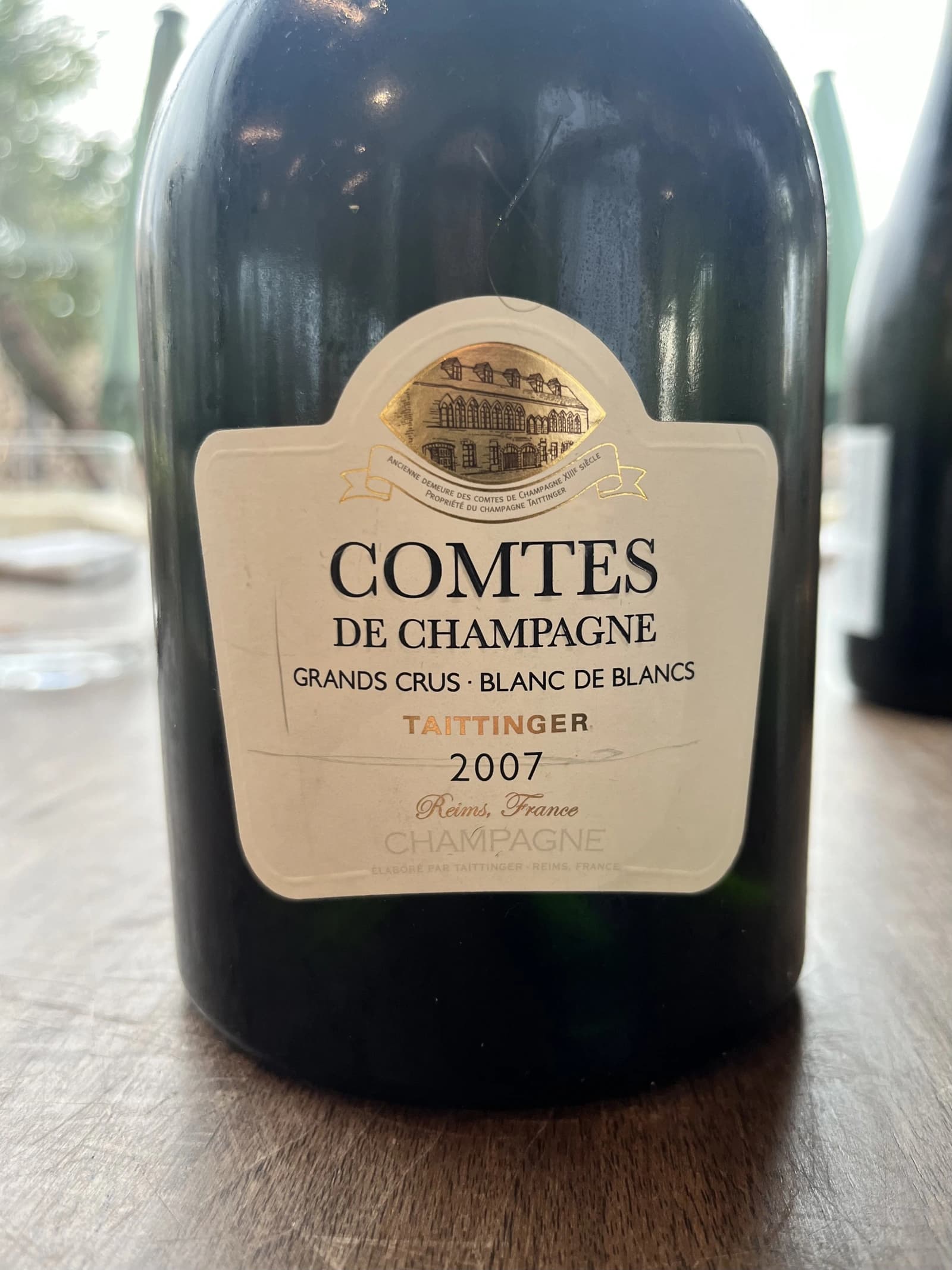 Taittinger Comtes de Champagne Grands Crus Blanc de Blancs 2007